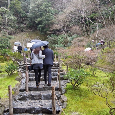 This temple is extremely popular and was pretty busy when we visited, even though it was raining.