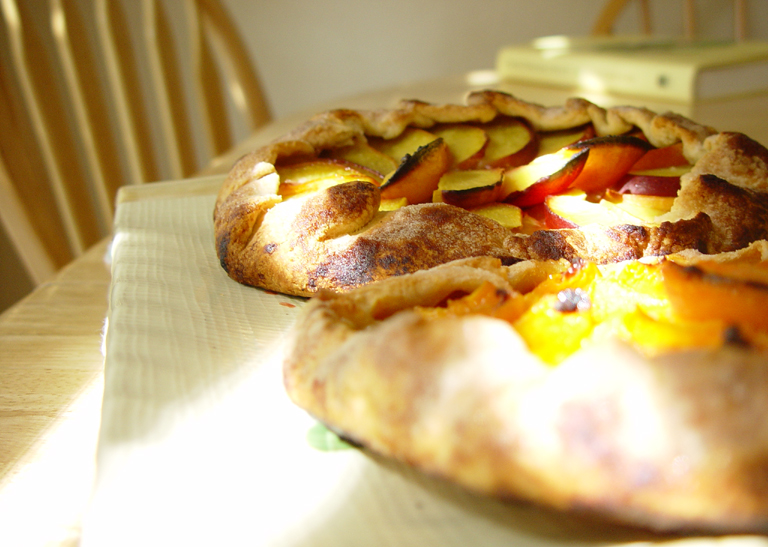 2002 apricot and nectarine galettes
